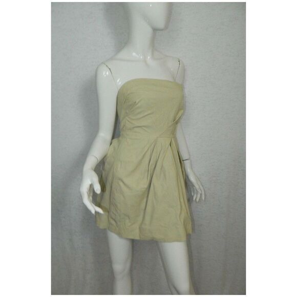 Grai Leather Dress Beige Nude Size Small - Picture 1 of 8